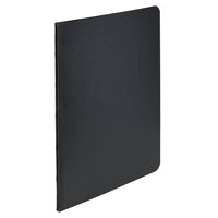 ACCO Presstex Reinforced Report Cover - Letter - Side Binding - 3" Capacity - Black-Durable 20 pt. embossed PRESSTEX cover stock resists moisture