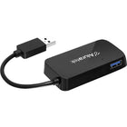 Aluratek 4-Port USB 3.0 Hub - USB Powered-SuperSpeed data transfer rate up to 5Gbps - 10 times faster than USB 2.0