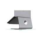 Rain Design mStand 360 Laptop Stand, w/ Swivel Base, Space Grey (10074)-Swivel base lets you share your ideas with friends and coworkers