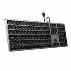 Satechi Aluminum Wired Keyboard for Mac - Space Gray-Wired USB