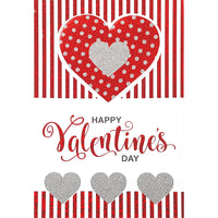 Rosedale Gold Greeting Cards/Envelopes - Happy Valentine's Day Grandson - 5-1/2" x 8" - 6 Pack-Printed on premium uncoated card stock