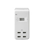 APC 6-Outlet SurgeArrest Essential Surge Protector with 4 USB Ports (PE6U4W)-4 USB charging ports, 4.8 Amps