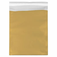 JAM Paper Foil Envelopes with Self Adhesive Closure, 10 x 13, Open End, Gold, 100 Pack (0132355B)-Gold