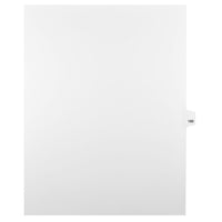 Mark Maker Legal Exhibit Index Tab White Single Tabs, 1/25th Cut, Letter Size, No Holes, Number 189, 25 Pack-White Single Tabs, 1/25th Cut