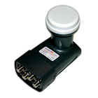 Digiwave Linear Standard Quad LNBF, 4" x 4" x 4", Grey-Full coverage of Ku-Band for Analog and Digital reception