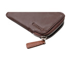 Champs Leather RFID Zip Case Wallet - Brown-Holds multiple cards. Carry all your credit, debit, gift cards and IDs without the worry of leaving an important card behind.