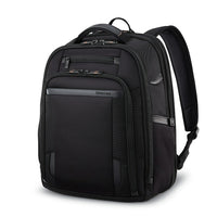 Samsonite Pro Standard Backpack Exp. 15.6", Black-Black, 100 % Made out of durable 100% nylon that is water-resistant with leather accents.