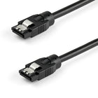 StarTech 0.3 m Round SATA Cable-0.3 m round SATA cable with straight latching connections