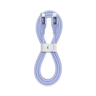 LOGiiX Vibrance Silicone Cable USB-C to Lightning - Lavender-1M (~3 Ft) ultra-soft Colourful and flexible charging cable