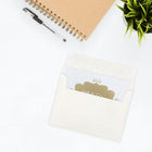 JAM Paper A7 Invitation Envelopes, 5.25 x 7.25, Parchment White Recycled, 1000 Pack (12672B)-Closure: Gum