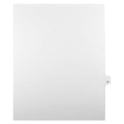 Mark Maker Legal Exhibit Index Tab White Single Tabs, 1/25th Cut, Letter Size, No Holes, Number 17, 25 Pack-White Single Tabs, 1/25th Cut