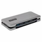 StarTech 4-Port Portable USB-C to USB-A Hub - Space Grey-Ideal for connecting USB devices including SSDs, thumb drives, storage arrays, webcams, USB A/V capture devices, keyboards and mice