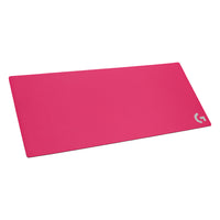 Logitech G840 XL Gaming Mouse Pad - Pink-Extra Large Mouse Pad: G840 unifies the desktop into one gaming surface. The consistent height across your desktop allows you to place your keyboard in far more positions, without interfering with your mouse, for added comfort and options.