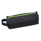 Fashion Stationery Pencil Case - 8.27" x 2.76" x 2.56" - Black/Green-Ideal for holding pens, pencils and small accessories