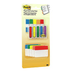 Post-it Flags & Tabs Value Pack, Assorted Colours, 200 - 1/2" Flags, 30 - 2" Solid Tabs, 230 Pack-Post-it tabs are durable, writable and repositionable
