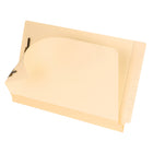 Pendaflex Reinforced End-Tab Fastener Folders - Legal Size - Manila - 50 Pack-Two 2" fasteners hold papers in place