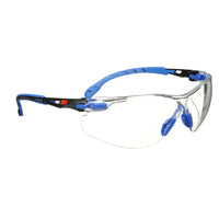 3M Solus Protective Eyewear 1000 Series with Scotchgard Anti-Fog Lens - Black/Blue-Scotchgard Anti-Fog Coating lasts longer than traditional anti-fog coatings, helping to increase eyewear performance in wet and steamy environments