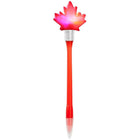 Merangue Maple Leaf Light Up Pen - 18 Pack-Light Up Novelty Pen