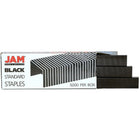 JAM Paper Office & Desk Sets, Stapler Pack of Staples, Orange and Black (3375ORBK)-Staplers are very sturdy and durable! Fashioned from High Quality Hard Plastic with a smooth finish & a rubber base to prevent slipping