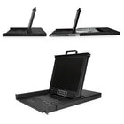 StarTech 8-Port Rackmount KVM Console with 17  Display (RKCONS1708K)-Intuitive system integration with direct support for up to 8 servers