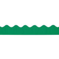 Pacon Corporation Bordette 37146 50' X 2.25" Scalloped Solid Decorative Border, Emerald Green-Bulletin board borders for preschool - 12th grade for giving the classrooms a unique makeover