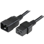 StarTech Computer Power Cord, C19 to C20, 14 Awg, 6 Ft-Maximum power handling capability, for larger devices
