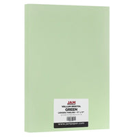 JAM Paper Vellum Bristol Tabloid Cardstock, 11 x 17, 65 lb. Green, 50 Pack (16932836)-Colour: Green 65 lb. Cover