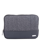 Bugatti Matt Polyester Tablet Sleeve for up to 10.2" Devices - Black-Metal zip around tablet sleeve