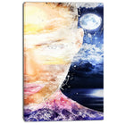 Designart Moonlight in Her Eyes Street Art Canvas Artwork, (PT3611-24-40)-Print