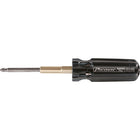 Sixpac Plus Multi-Bit Screwdrivers, VE476, 4 Pack-Robertson, Phillips, Slot, Hexagonal