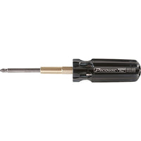 Sixpac Plus Multi-Bit Screwdrivers, VE476, 4 Pack-Robertson, Phillips, Slot, Hexagonal