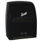 Scott Essential Manual Hard Roll Towel Dispenser - for Purple Core Scott Roll Towels - 12.63" x 16.13" x 10.2" - Black - 1 Pack-1 Scott Essential Manual Hard Roll Towel Dispenser/Case