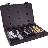Gray Tools 42 Piece Rethreading Kit, 19 Taps, 21 Dies & 2 Thread Files-Contains: 19 taps, 21 dies of NC, NF and metric sizes and 2 thread files.