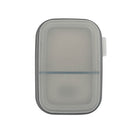 Minimal Silicone Bento Lunch Box - Grey - 700ml - Set of 2-Patented leak-proof design
