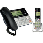 Vtech CS6949 Corded and Cordless Answering System With Caller ID and Call Waiting, Grey-Memory for up to 50 phone numbers