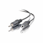 C2G 40408 12' Male to Female Audio Cable-3.5 mm Stereo Male and 3.5 mm Stereo Female connectors for establishing a seamless connection