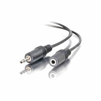 C2G 40408 12' Male to Female Audio Cable-3.5 mm Stereo Male and 3.5 mm Stereo Female connectors for establishing a seamless connection