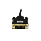 StarTech 10 ft Mini DisplayPort to DVI Adapter Converter Cable, Mini DP to DVI 1920x1200, Black-1x Male Mini DisplayPort connector, 1x Male DVI connector