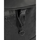 The Rolling Stones Paint it Black Collection Leather Backpack - Black-Interior zippered pocket to store your phone, charger and wallet