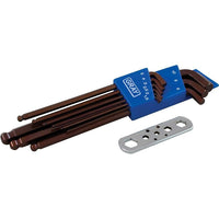Gray Tools 9 Piece Metric, Stubby Long Arm Ball S2 Hex Key Set, 1.5mm-10mm-Contains Sizes: 1.5, 2, 2.5, 3, 4, 5, 6, 8, 10mm.