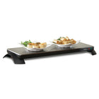 SALTON Cordless Warming Tray, Medium-Plug in warming tray for 8 minutes and unplug - food stays warm for 60 minutes after unplugging