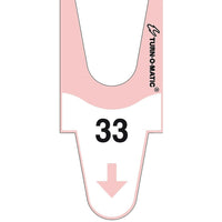 Meto Turn-O-Matic T90 2-Digit Tickets, Pink, 6 Pack (9486027)-T90 Replenishment tickets for Meto Turn-O-Matic system
