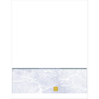 Deluxe Bottom Laser Cheque Blue with Gold Hologram, English, 8.5" x 11", 500 Pack-Laser cheque with hologram