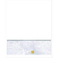 Deluxe Bottom Laser Cheque Blue with Gold Hologram, English, 8.5" x 11", 500 Pack-Laser cheque with hologram