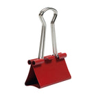 JAM Paper Binder Clips, Medium, 1.25"/32mm, Red, 30 Pack-30/pack