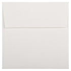 JAM Paper 6 x 6 Square Envelopes, Strathmore Bright White Wove, 100 Pack (900958831g)-Bright white