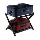 Winsome Reese Luggage Rack with shelf, Espresso-Dimensions:  20" H. x  26.54" W. x 18.66" D.