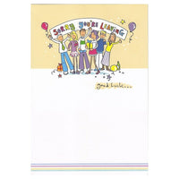 Rosedale 5-1/2" x 8" Goodbye/Goodluck Greeting Cards And Envelopes, 12 Pack (17107)-Printed on premium uncoated card stock