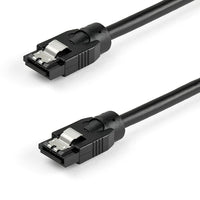 StarTech 0.6 m Round SATA Cable-0.6 m round SATA cable with straight latching connections