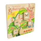 Flash Furniture Bright Beginnings Commercial Grade STEAM Wall Activity Board - Natural Finish and Multicolor Accents (MKME12883)-Ideal for Freestyle Floor Play